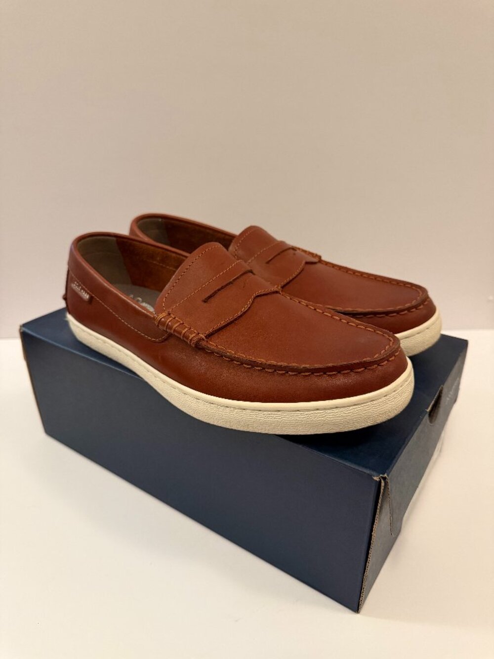 Cole Haan Pinch Weekender Penny Loafers Mens 8.5 M British Tan